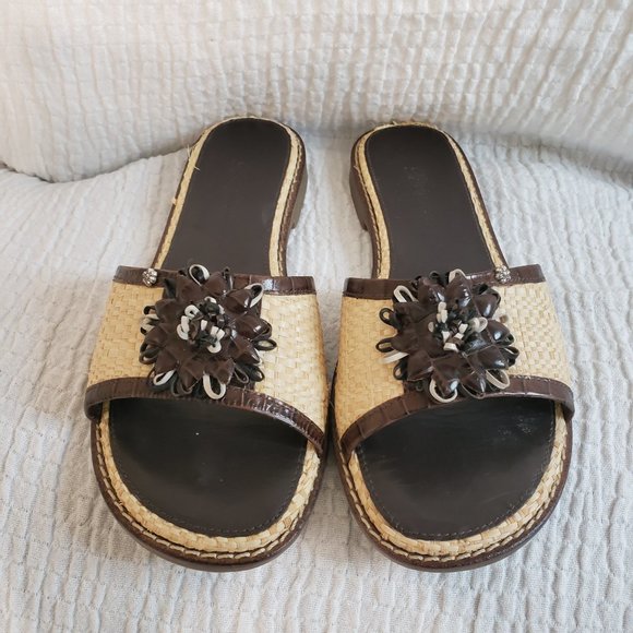 Brighton Shoes - New Brighton leather and natural fiber slip-on 7M